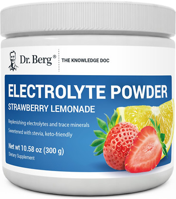 Dr. Berg Hydration Keto Electrolyte Powder Strawberry Lemonade Flavor