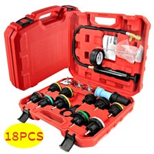 Coolant Pressure Tester Cooling System Radiator Refill Vacuum Pump Test Tool Kit