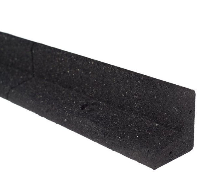 EcoFriendly Black Landscape Edging 6Pack Recycled Rubber, Easy Installation eBay