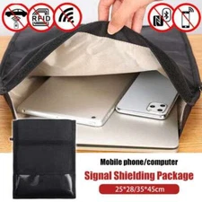 Faraday Mobile Phone Blocker Bag RFID Signal Blocker Shielding Pouch 15"x14" 10"