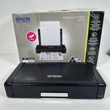 Epson WF-100 B581A Portable wireless Mobile Printer No Power Adapter Read Descri