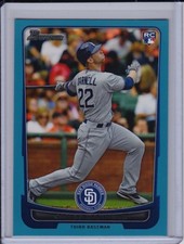 James Darnell 2012 Bowman Blue Base Parallel #'d /500 Border Paper Padres Rookie