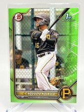 2022 Bowman Prospects Neon Green Border /399 Rodolfo Nolasco #BP-69 Pirates