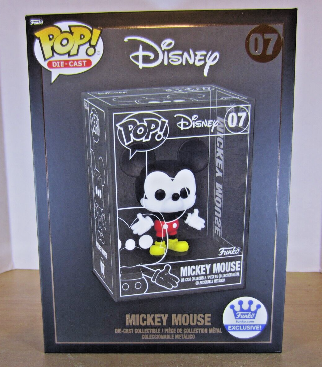 Funko Pop Die-Cast Disney Mickey Mouse Funko Exclusive 07 Sealed