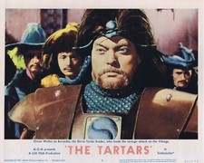 THE TARTARS Original Lobby Card 5 Victor Mature Orson Welles Bella Cortez
