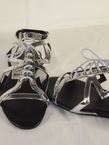 Stella McCartney Women's Metallic Silver Lucy Star Sandals Sz 36 Reg$565.00 - Picture 10 of 12