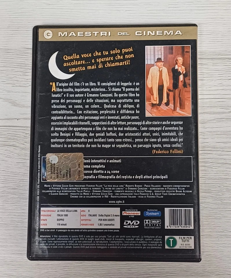 Lotto 8 Film DVD Grande cinema italiano - Immagine 3 di 4