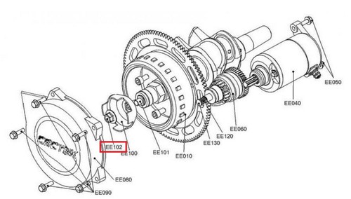 Tuerca Hércules Cectek - Generador de arranque transportador - ATV - 40190016 - Imagen 3 de 4