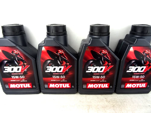 Motoröl 15W50 4Liter Motul 300V 4T Rennsport 4Takt Road Racing Motorradöl 4x 1L