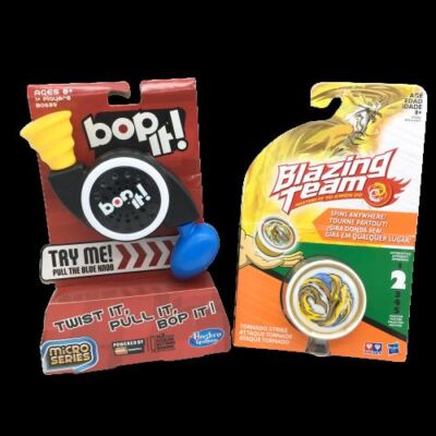 Micro Bop-it Game+Blazing Team Masters Of Yo Kwon Do Tornado Strike Eagle Yo-Yo