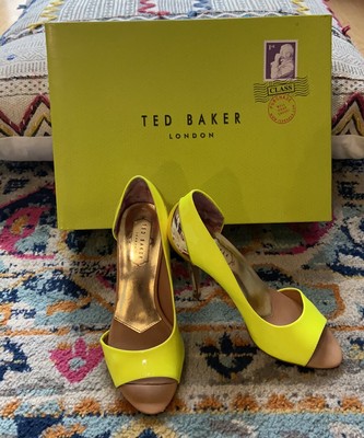 ted baker heels gold