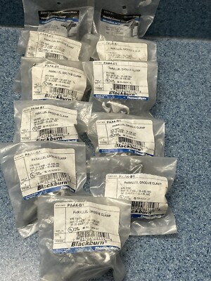 Lot Of 11-ThomasBetts Parallel Groove Clamp-PAA4-B1 MAIN&TAP 1/0-6ACSR & SOL AWG