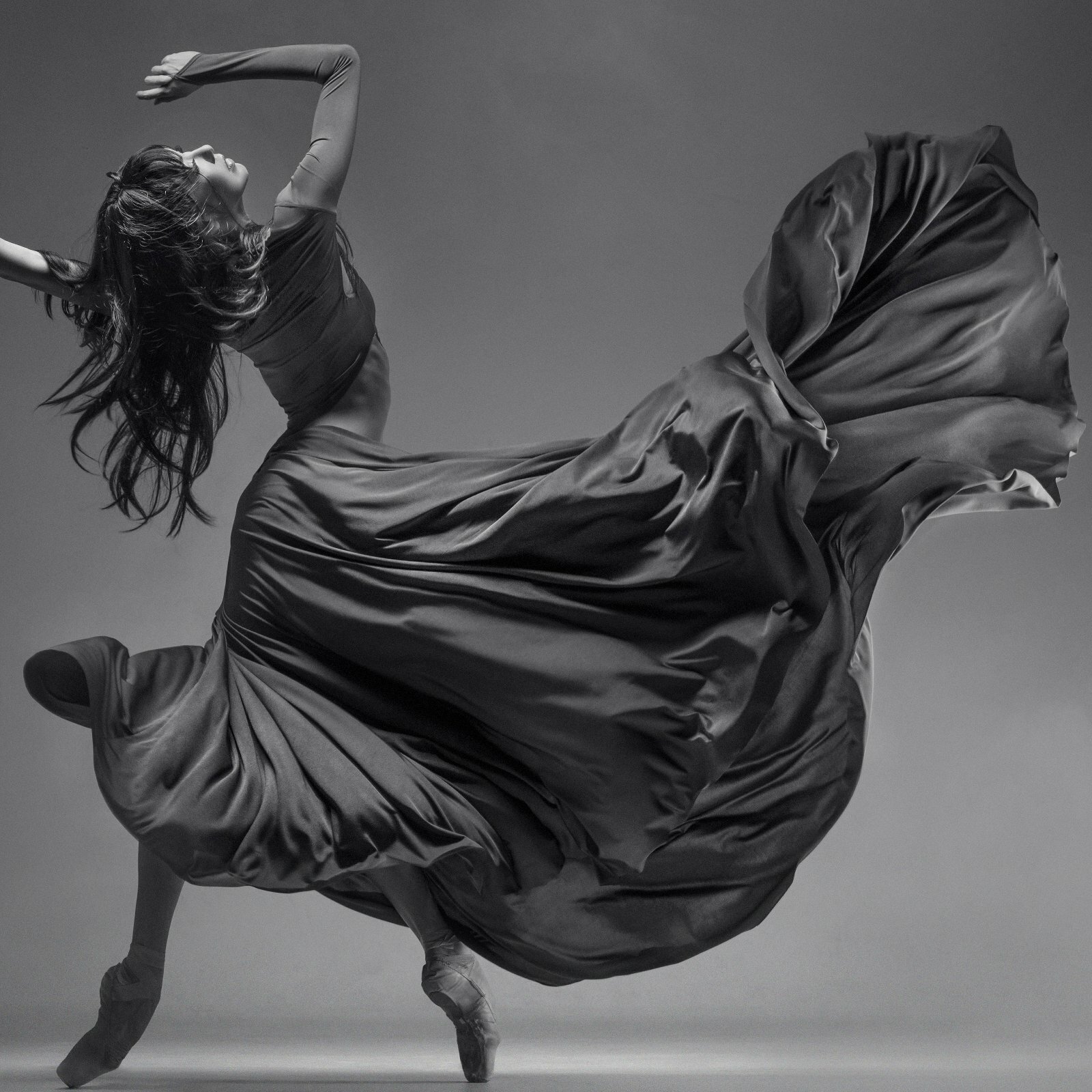 VADIM STEIN - Fotografía de danza contemporánea firmada edición limitada bellas artes impresión BW
