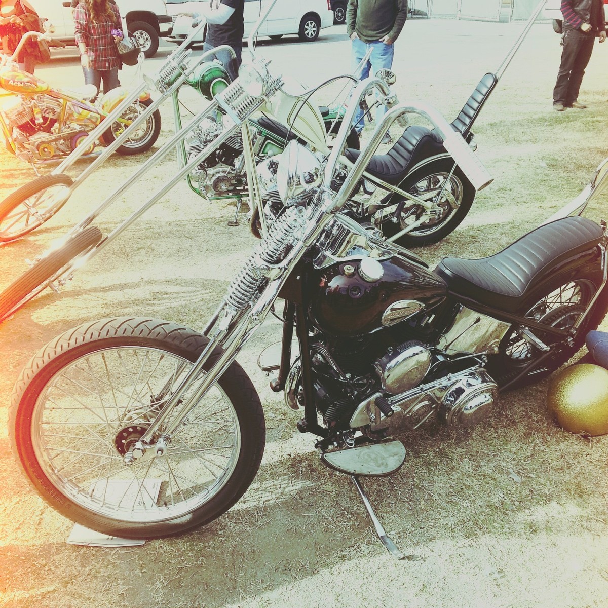 Lowrider Chopper Motorcycle