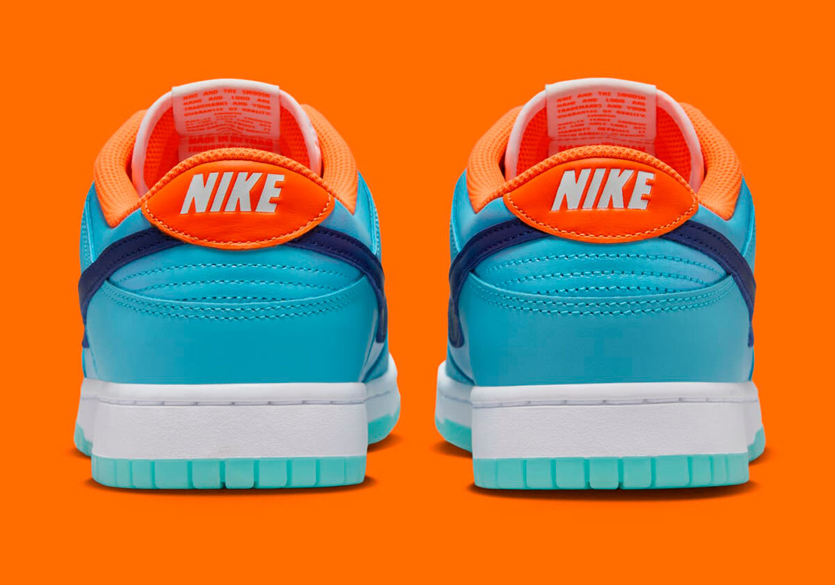 Nike Dunk Low SE Baltic Blue Total Orange HQ1538-416 Men's Size