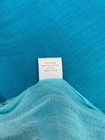 Women's Shawl Large 36" x 78" 100% Viscose Shawl Stole Scarf Wrap Aqua Blue — photo 3