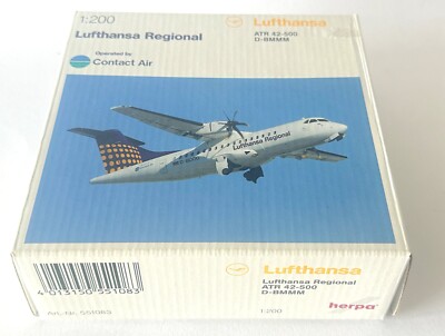 herpa 1/200 ATR-42-500 ルフトハンザ リージョナル herpa 1/200 ATR-42-500 ルフトハンザ リージョナル Herpa 1:200