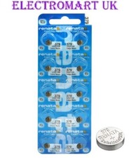 10 X RENATA 379 SR521SW SILVER OXIDE SWISS MADE WATCH BATTERIES 1.55V