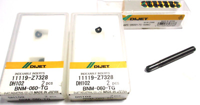 DIJET VHM Fräs Aufnahme BNMS-060017S-S06C Ø6 R3,0 L60 +3x WSP BNM-060-TG.. D5374