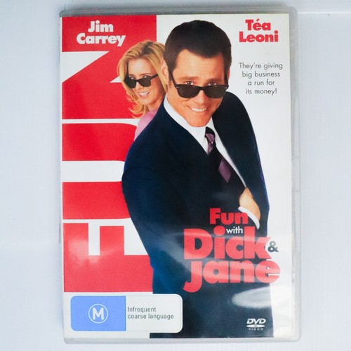 Fun with Dick & Jane (DVD, 2005) Jim Carrey, Téa Leoni Crime Comedy Film Movie eBay
