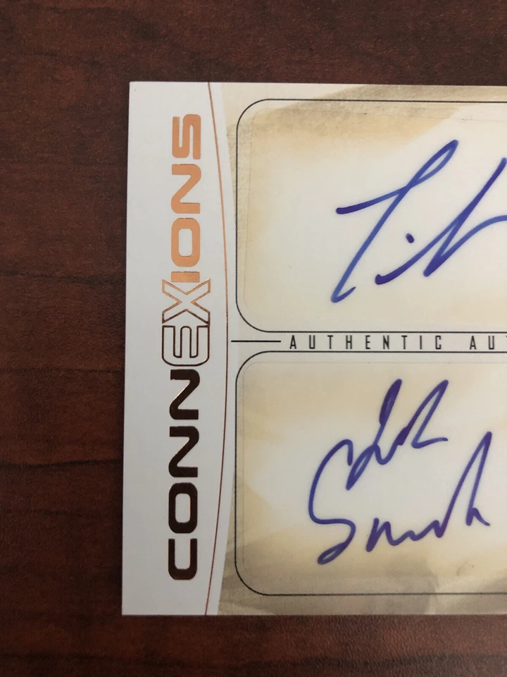 Autógrafo doble Fleer Connexions 2004-05 JR Smith / Josh Smith 20/11 Foto 2 de 4