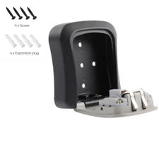 4 Digit Key Safe Lock Box Combination Wall Mount Security Storage Case Organizer