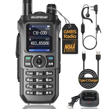 BAOFENG GMRS Radio GM21 GMRS Handheld Radio Long Range Walkie Talkies NOAA TypeC