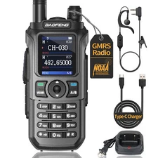 BAOFENG GMRS Radio GM21 GMRS Handheld Radio Long Range Walkie Talkies NOAA TypeC