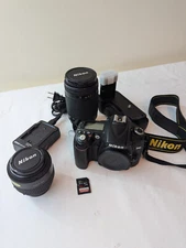 Nikon D90 3.0-9.9x 12.3MP Digital Camera Included Lens and Battery Expansion
