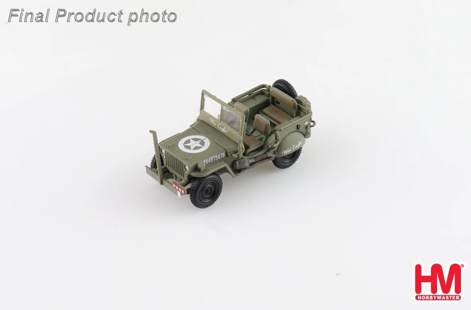 Hobby Master 1/72 HG4215 Willys Jeep US Army, Gen. George Patton, 1945 - Immagine 3 di 4