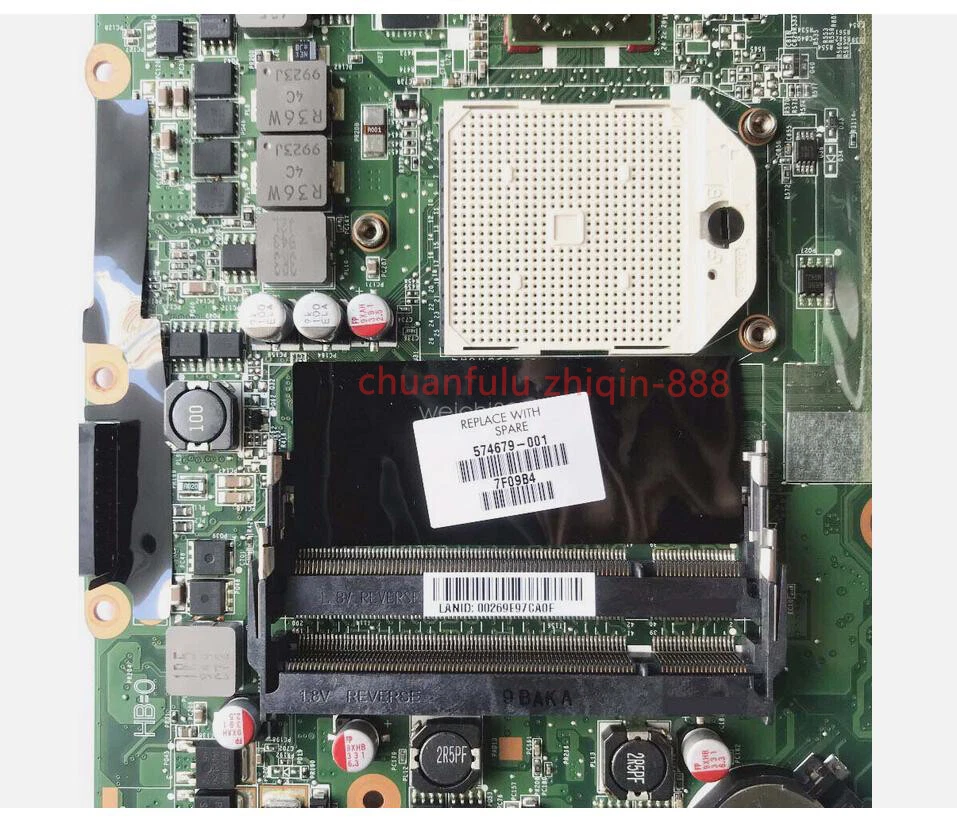 574679-001 For HP Pavilion DV7-3065dx DV7-3000 AMD Laptop Motherboard Tested OK - Image 3 of 4