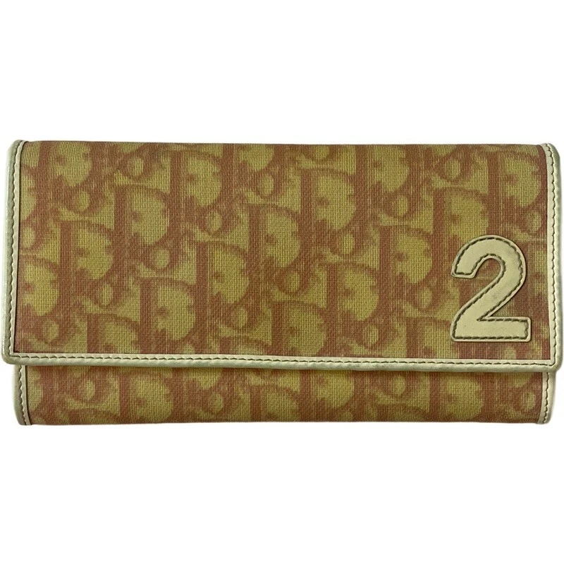 Vintage Christian Dior Authentic Trotter Wallet PVC Pink