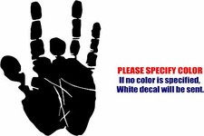 Jerry Garcia Grateful Dead Hand Decal Sticker Vinyl Car Window Bumper Truck 7"