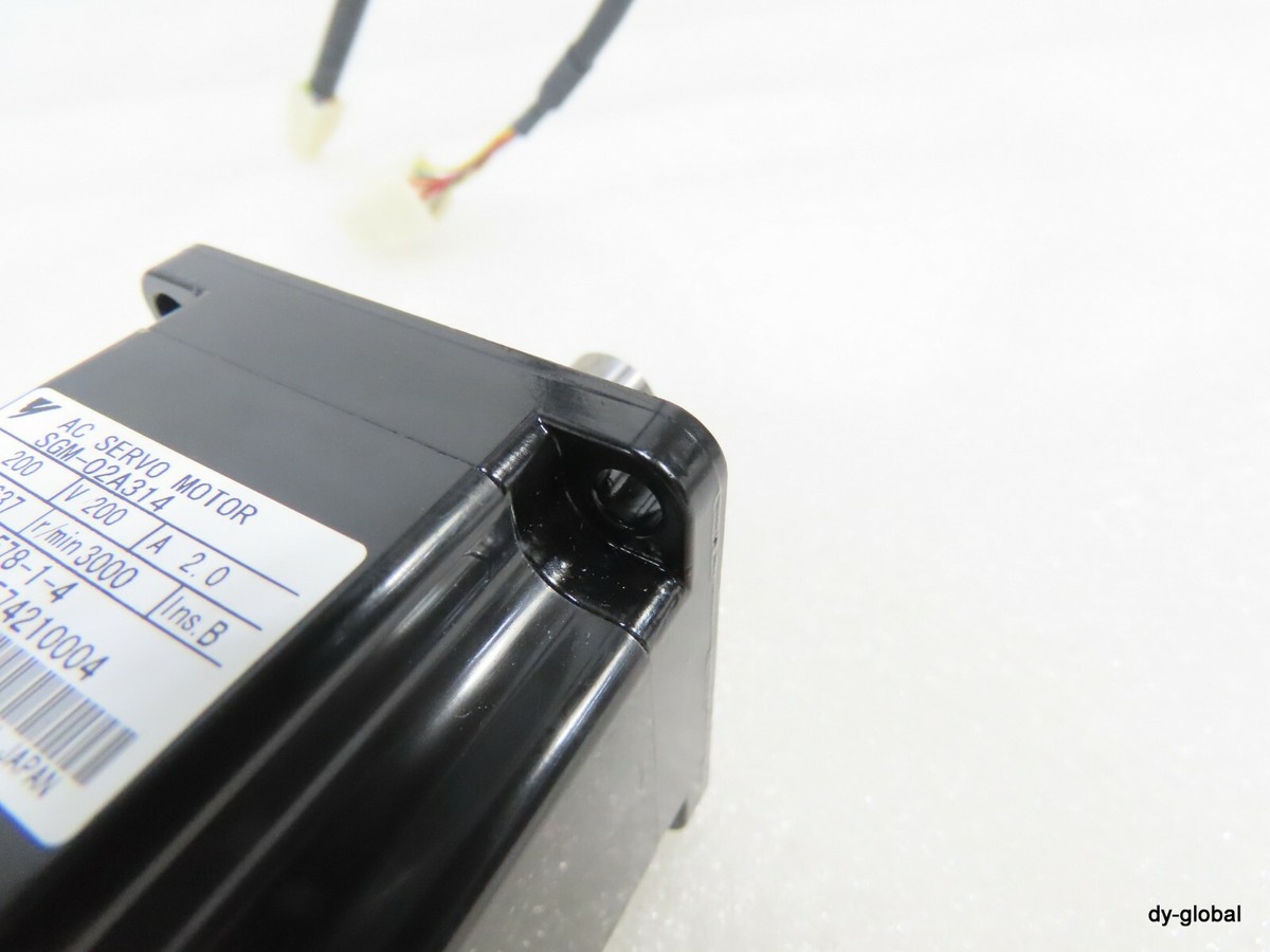 YASKAWA NNB SGM-02A314 AC SERVO MOTOR 200W discontinued MOT YASKAWA NNB SGM-02A314 AC SERVO MOTOR 200W discontinued MOT
