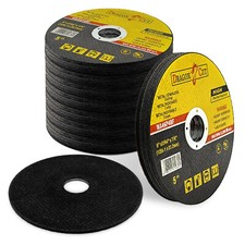200PCS 125mm ULTRA THIN 1mm METAL CUTTING BLADE DISC FOR STEEL & STAINLESS ANGLE