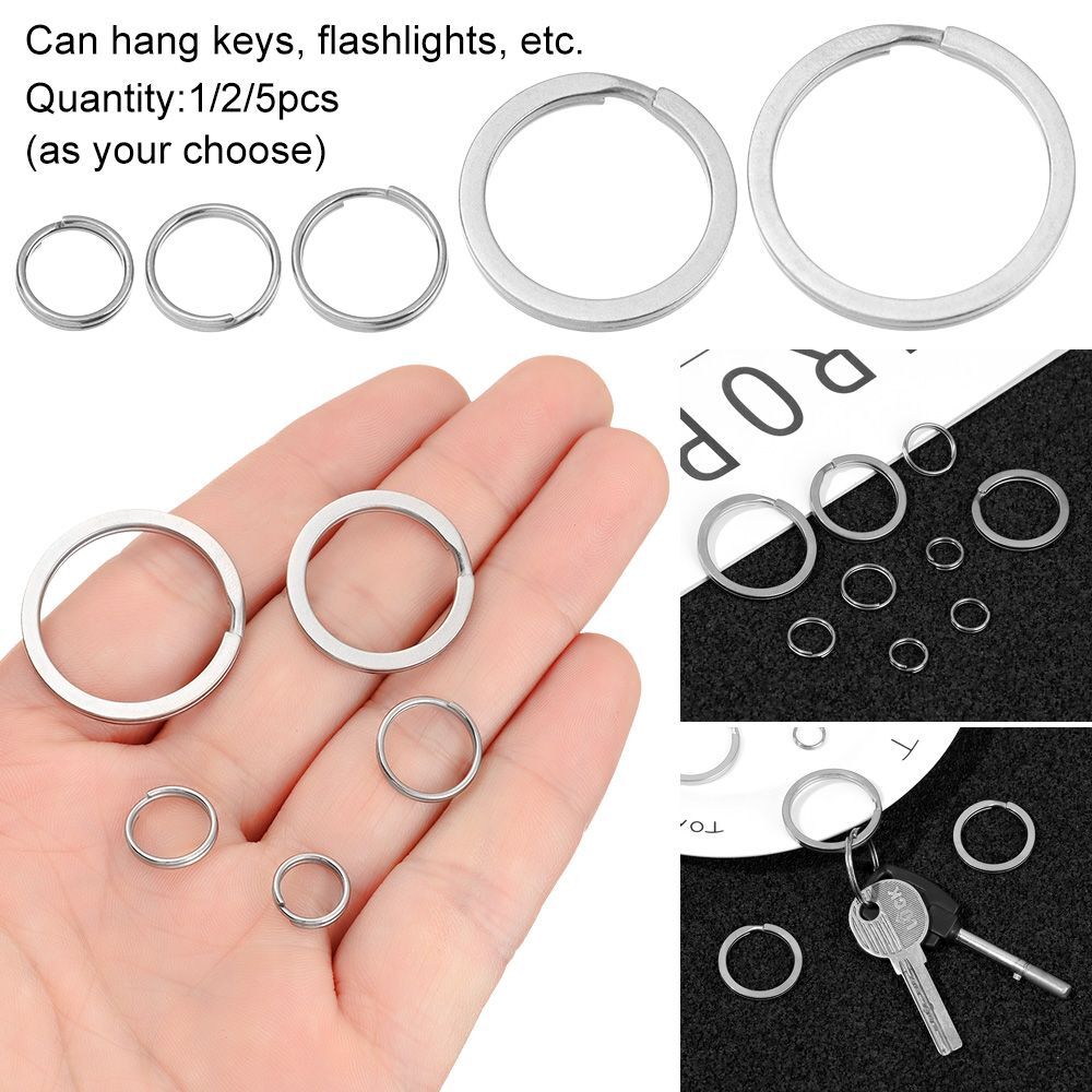 Travel Goods Circle Clip Portable Holder Key Ring Keyring Buckle EDC Keychain