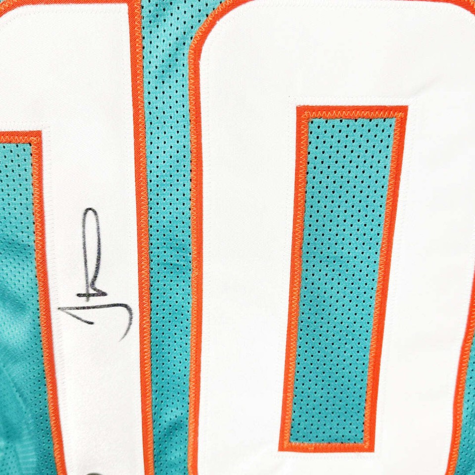 Tyreek Hill Signed Miami Teal Football Jersey (Beckett) eBay