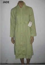 NEW size S or XS FLAX Linen ZIP SMOCK Dress/Duster many prints & solids