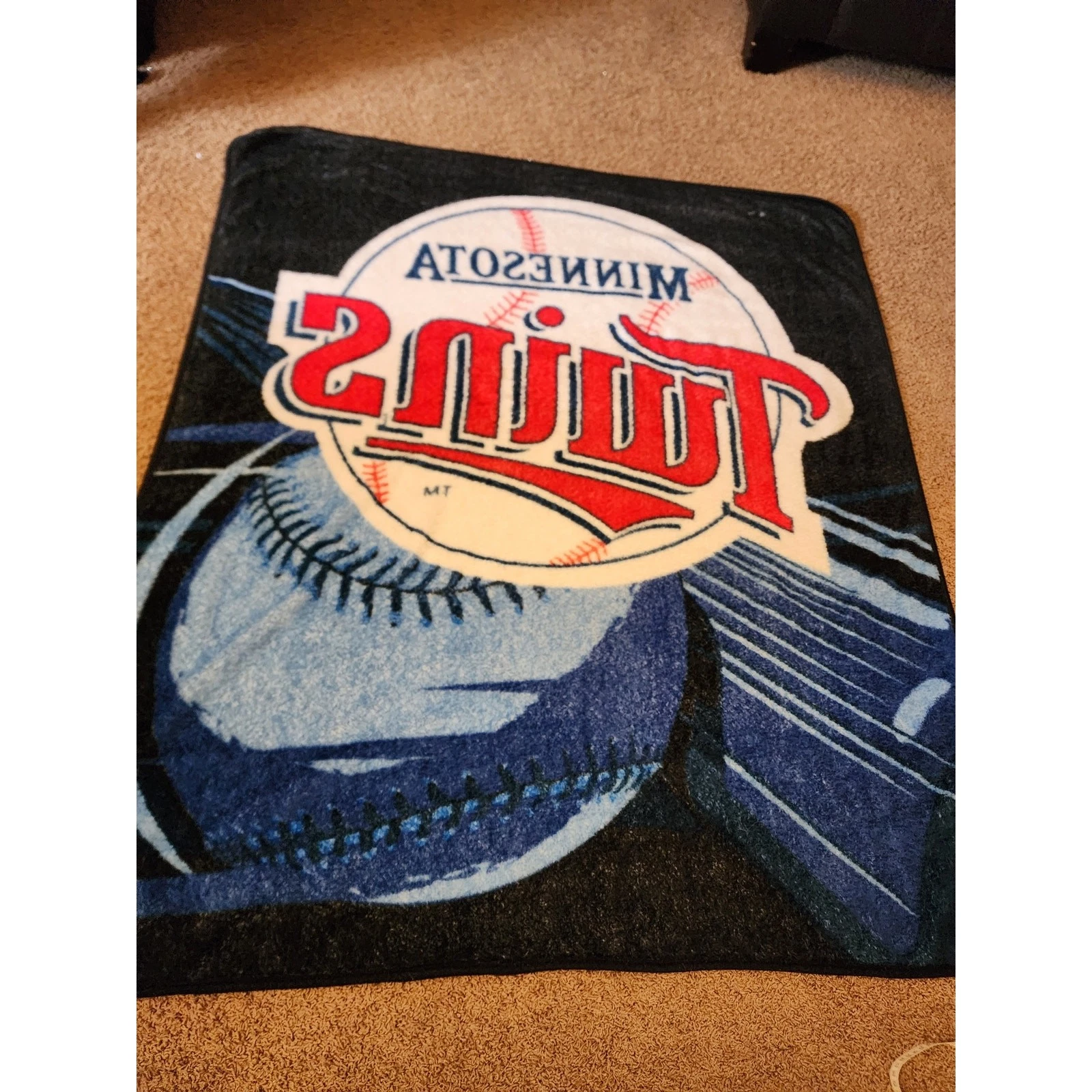 Minnesota Twins Blanket Soft Throw  Fleece Stadium Baseball Fan Sports 58x50