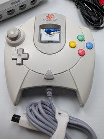 Sega Dreamcast Console - RGB LED Battery Fuse Fix - Noctua + Controller + Cables