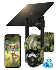 Xega 4G LTE Cellular Trail Camera Built-in SIM Card, 2K No Wi-Fi Hunting Came...