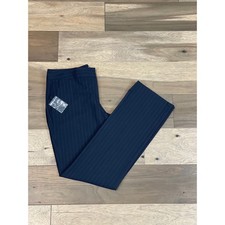 Vince Camuto Charcoal Gray Pinstripe Pants Size 10 Tailored Trousers