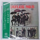 BEATLES NO.5 APPLE AR8028 Japan OBI VINYL LP