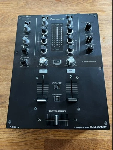 Pioneer DJM-250 2-Channel DJ Mixer - Black