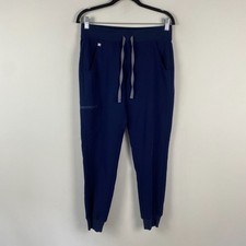 Figs Zamora Jogger Scrub Pant Womens Small Blue Technical Collection