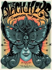 THE BLACK KEYS - PORTUGAL. THE MAN 2012 ZENITH FRANCE CONCERT POSTER