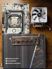 Qiyda X99 D4 Motherboard With Intel Xeon E5-2667 v4 8 Core CPU And Cooler