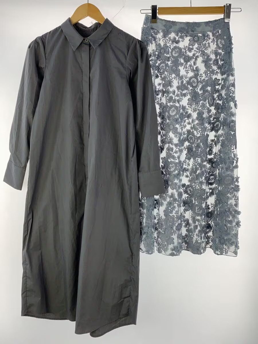 AMERI Shirt Dress S Polyester GRY 01110550370 - image 1