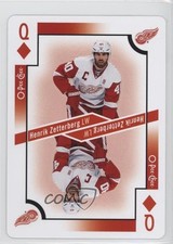 2017-18 O-Pee-Chee Playing Cards Henrik Zetterberg #QD v6d