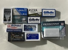 65 Premium Double Edge Safety Razor Blades - Top Blade selection Sample Pack